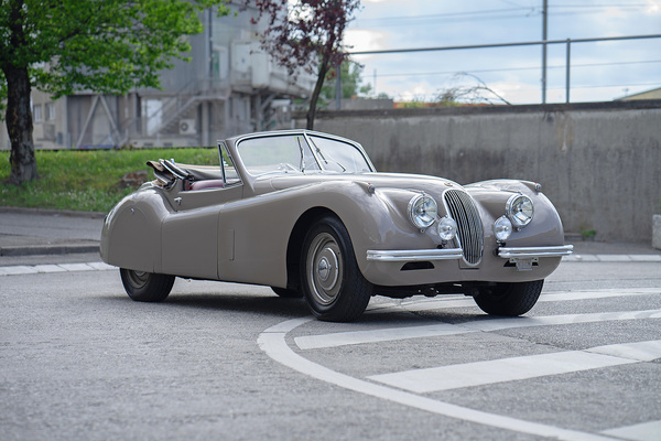 Jaguar XK 120 Drop Head Coupe (1953) - as lot 11 at the Swiss Classic World auction of the Oldtimer Gallery on June 1, 2024