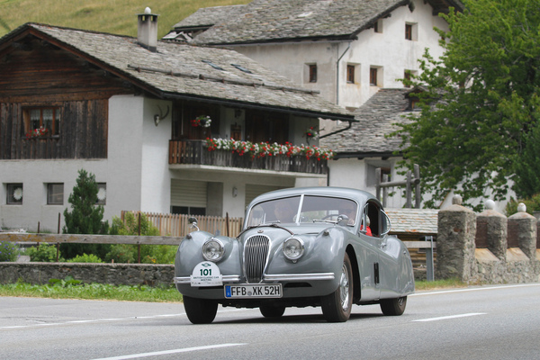 Jaguar XK 120 FHC (1952) - 29. British Classic Car Meeting St. Moritz 2023