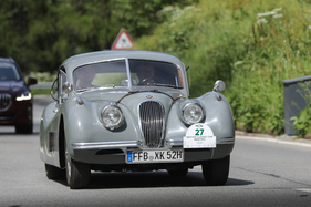 Jaguar XK 120 FHC (1952) - am 31. British Classic Car Meeting St. Moritz 2025