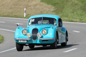 Jaguar XK 120 FHC SE (1952) - am Bergrennen Steckborn-Eichhölzli 2015 (1952)