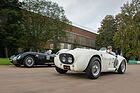 Jaguar XK 120 Hansgen Special (1953) – Auf Vergleichsfahrt in Bichester mit einem Jaguar C-Type