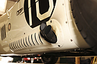 Jaguar XK 120 Hansgen Special (1953) – Auspuff unter dem Karosserieblech