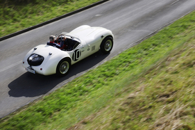 Jaguar XK 120 Hansgen Special (1953) – Das Reserverad war Pflicht für die Homologation