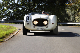 Jaguar XK 120 Hansgen Special (1953) – Die Scheinwerfer sitzen hinter Gittern Jaguar XK 120 Hansgen Special (1953) – Die Scheinwerfer sitzen hinter Gittern