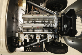 Jaguar XK 120 Hansgen Special (1953) – Heute sitzt ein 3.4-Liter XK-Motor aus einem 140er oder Mk 7 im Special