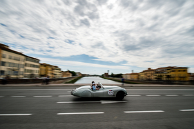 Jaguar XK 120 OTS (1949) - an der Mille Miglia 2014