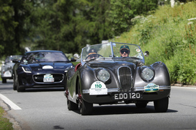 Jaguar XK 120 OTS (1950) - am 31. British Classic Car Meeting St. Moritz 2025