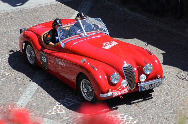 Jaguar XK 120 OTS (1950) - an der Ennstal Classic 2011 (EP2 049)