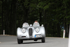 Jaguar XK 120 OTS (1951) - am Gaisbergrennen 2012 - Sportwagenklasse (1951)