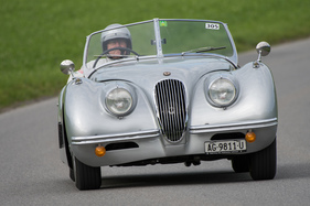 Jaguar XK 120 OTS (1951) an der Bergprüfung Altbüron 2017 - Feld 3 (1951)