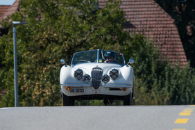 Jaguar XK 120 OTS (1951) im Feld Sport- und Tourenwagen 1946-1965 am Grand Prix Suisse Berne Memorial 2018 (1951)