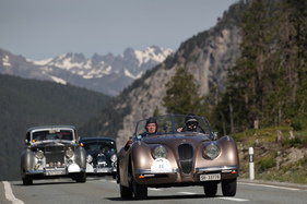Bild Jaguar XK 120 OTS (1952) - Stelvio Rally - British Classic Car Meeting 2019