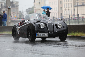 Jaguar XK 120 OTS (1953) - in der Klasse Sportwagen am Start beim Gaisbergrennen 2014 (1953)