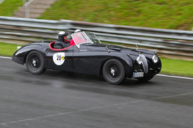 Jaguar XK 120 OTS (1953) - in der Klasse Sportwagen am Start beim Gaisbergrennen 2014 (1953)