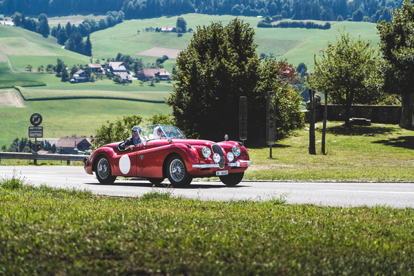 Jaguar XK 120 OTS (1954) – Jungfrau-Rallye 2022
