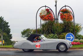 Jaguar XK 120 OTS (1954) an der RAID Suisse-Paris 2016