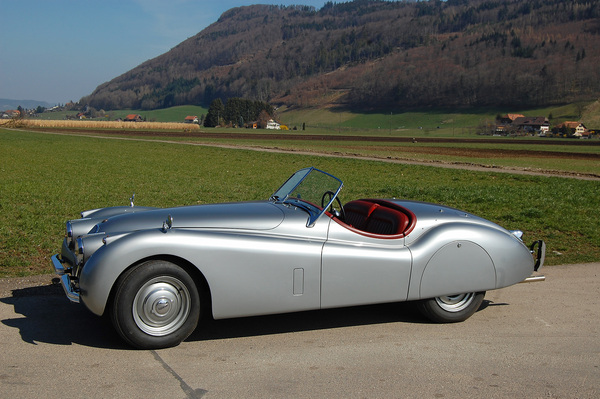 Bild: Jaguar XK 120 OTS (1954) - angeboten an der Versteigerung der Oldtimer Galerie anlässlich der Dolder Classics am 7. Juni 2014