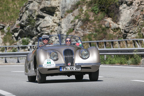 Jaguar XK 120 OTS Lightweight (1949) - am 28. British Classic Car Meeting St.Moritz (BCCM) 2022 (1949)