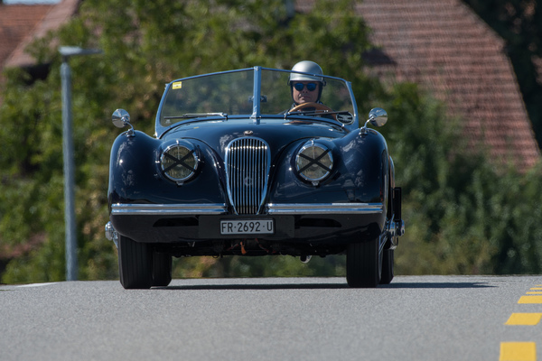 Jaguar XK 120 Roadster (1952) im Feld Sport- und Tourenwagen 1946-1965 am Grand Prix Suisse Berne Memorial 2018