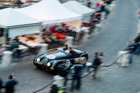 Jaguar XK 120 Roadster Sports (1950) - an der Mille Miglia 2014