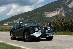 Jaguar XK 120 SE DHC (1954) - ADAC Trentino Classic 2013 - Oldtimer-Wanderung um den Autozug-Pokal