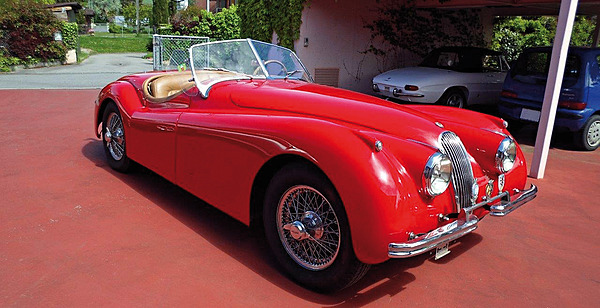 Jaguar XK 120 SE OTS (1954) - angeboten an der Versteigerung der Oldtimer Galerie Toffen anlässlich der Dolder Classics vom 8. Juni 2013