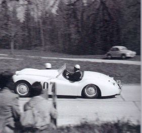 Jaguar XK 120 Stahl (1950) - in Steckborn 1955