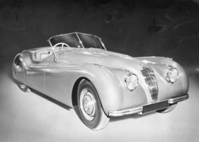 Jaguar XK 120 Super Sport (1948) - der Super Sport kostete 988 Pfund vor Steuern