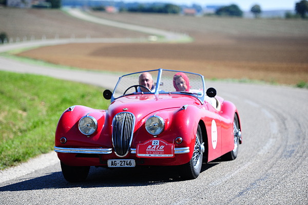 Jaguar XK 120 - at RAID 2011
