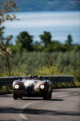 Jaguar XK 120C C-Type (1952) - an der Mille Miglia 2014