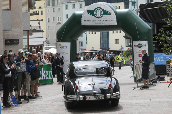 Jaguar XK 140 (1956) - 29. British Classic Car Meeting St. Moritz 2023