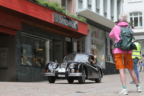 Jaguar XK 140 (1956) - 29th British Classic Car Meeting St. Moritz 2023