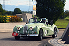 Image: Jaguar XK 140 (1956) - at the RAID Suisse-Paris (Brussels) 2014