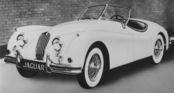 Jaguar XK 140 A (1956) - Seitenansicht, links