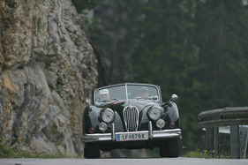 Jaguar XK 140 DHC (1955) - an der Ennstal-Classic 2012 - Stoderzinken Bergprüfung