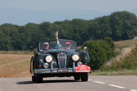 Jaguar XK 140 DHC (1956) – RAID Suisse-Paris 2013