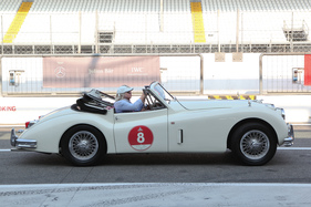 Jaguar XK 140 DHC (1956) - in Monza - Passione Caracciola 2017