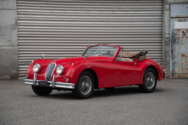 Jaguar XK 140 Drop Head Coupe (1957) - as lot 112 at the auction of the Oldtimer Gallery in Gstaad on December 29, 2025