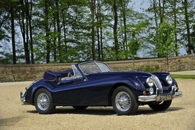 Jaguar XK 140 Drophead Coupé (1955) - als Lot 386 angeboten an der Bonhams Versteigerung anlässlich des Goodwood Festival of Speed am 27. Juni 2014
