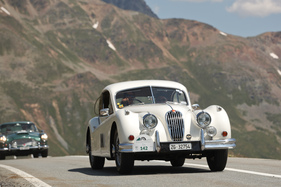 Jaguar XK 140 FHC SE (1955) - am British Classic Car Meeting St. Moritz 2015