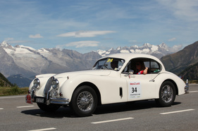 Jaguar XK 140 FHC SE (1955) - an der OCC Jungfrau Rallye 2015 (1955)