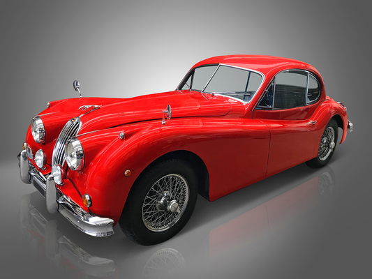 Jaguar XK 140 Fixed Head Coupé (1955) - als Lot 09 an der Versteigerung der Oldtimer Galerie auf dem Dolder am 16. Juni 2018