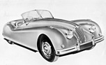 Jaguar XK 140 OTS (1954) - stärkerer Motor, etwas längerer Innenraum