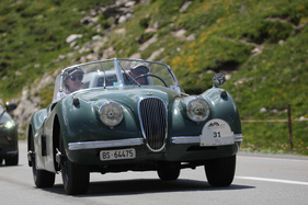 Jaguar XK 140 OTS (1955) - Stelvio Rally - British Classic Car Meeting 2019 (1955)