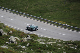 Jaguar XK 140 OTS (1955) - Stelvio Rally - British Classic Car Meeting 2019