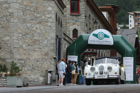 Jaguar XK 140 OTS (1956) - am 31. British Classic Car Meeting St. Moritz 2025