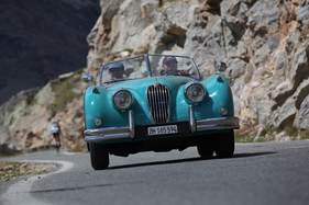 Jaguar XK 140 OTS (1956) - am Colle del Nivolet - Alpenbrevet 2019 (1956)