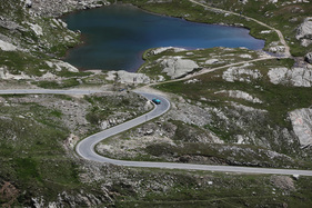 Jaguar XK 140 OTS (1956) - am Colle del Nivolet - Alpenbrevet 2019 (1956)