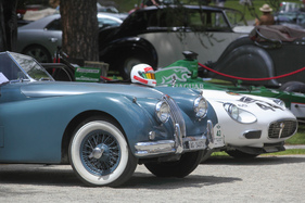 Jaguar XK 140 OTS (1957) - am 28. British Classic Car Meeting St.Moritz (BCCM) 2022 (1957)