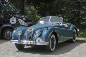 Jaguar XK 140 OTS (1957) - am 28. British Classic Car Meeting St.Moritz (BCCM) 2022 (1957)